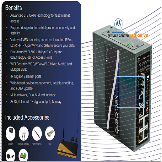 Thiết bị Router kết nối internet 3G 4G  Quadmax MA-6060